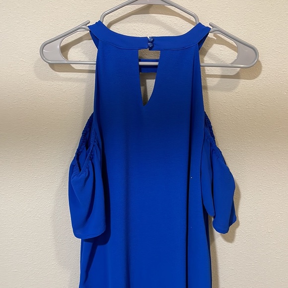 Blue Lily Rose Off-the-Shoulder Dress! - Picture 2 of 3